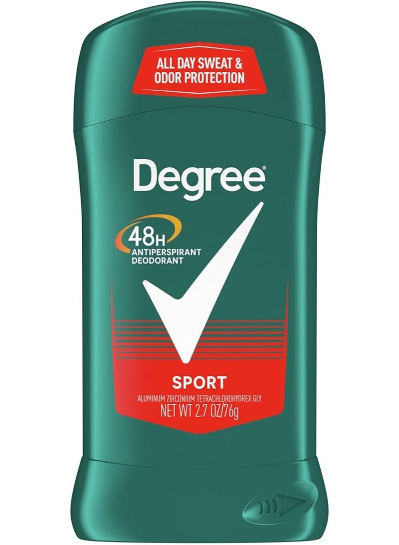 Degree Men Protection Antiperspirant Deodorant, Sport 2.7 oz (Pack of 12)